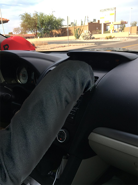 Forward Facing 6ft Black Ice